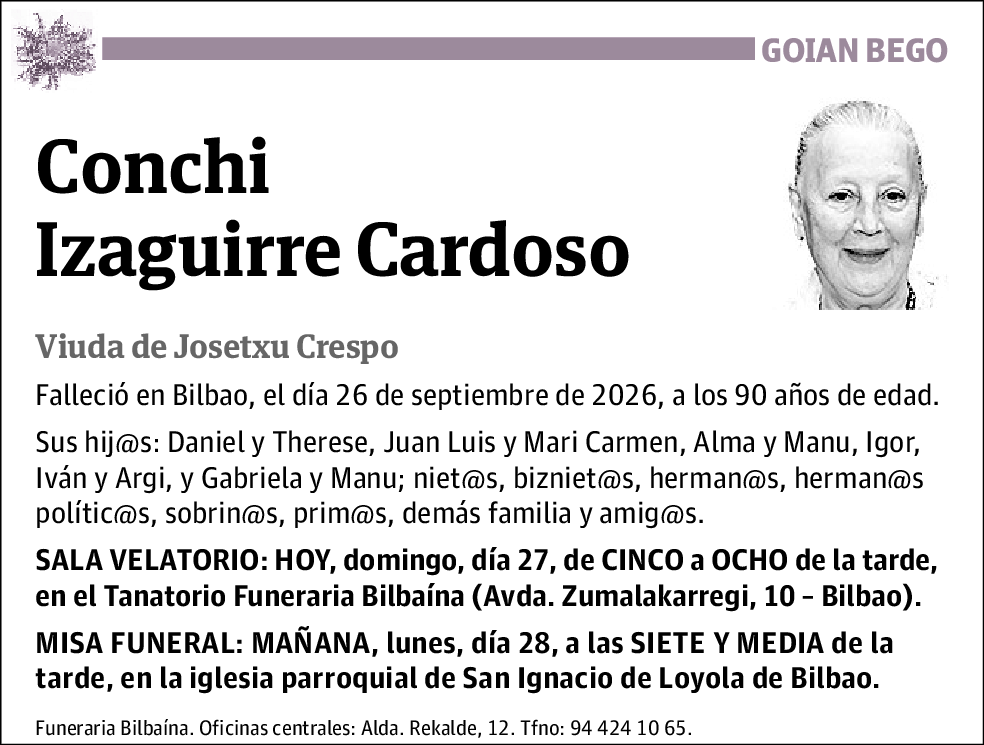 Conchi Izaguirre Cardoso