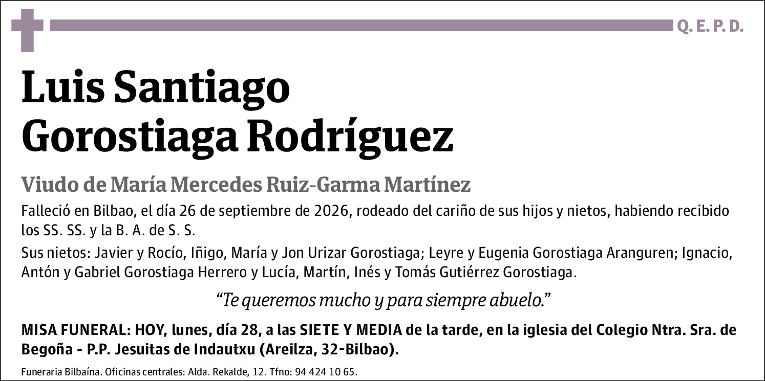 Luis Santiago Gorostiaga Rodríguez