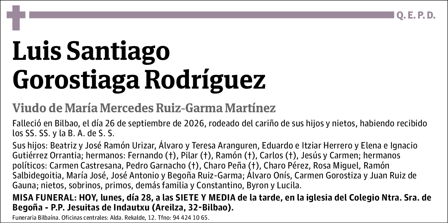 Luis Santiago Gorostiaga Rodríguez