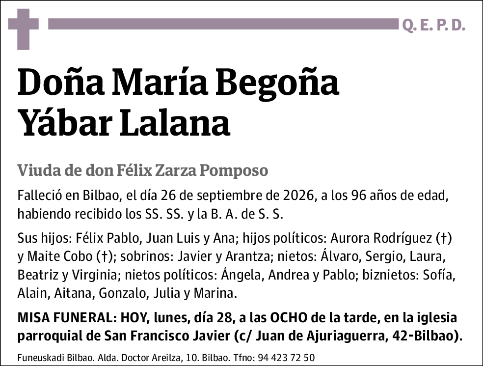 María Begoña Yábar Lalana