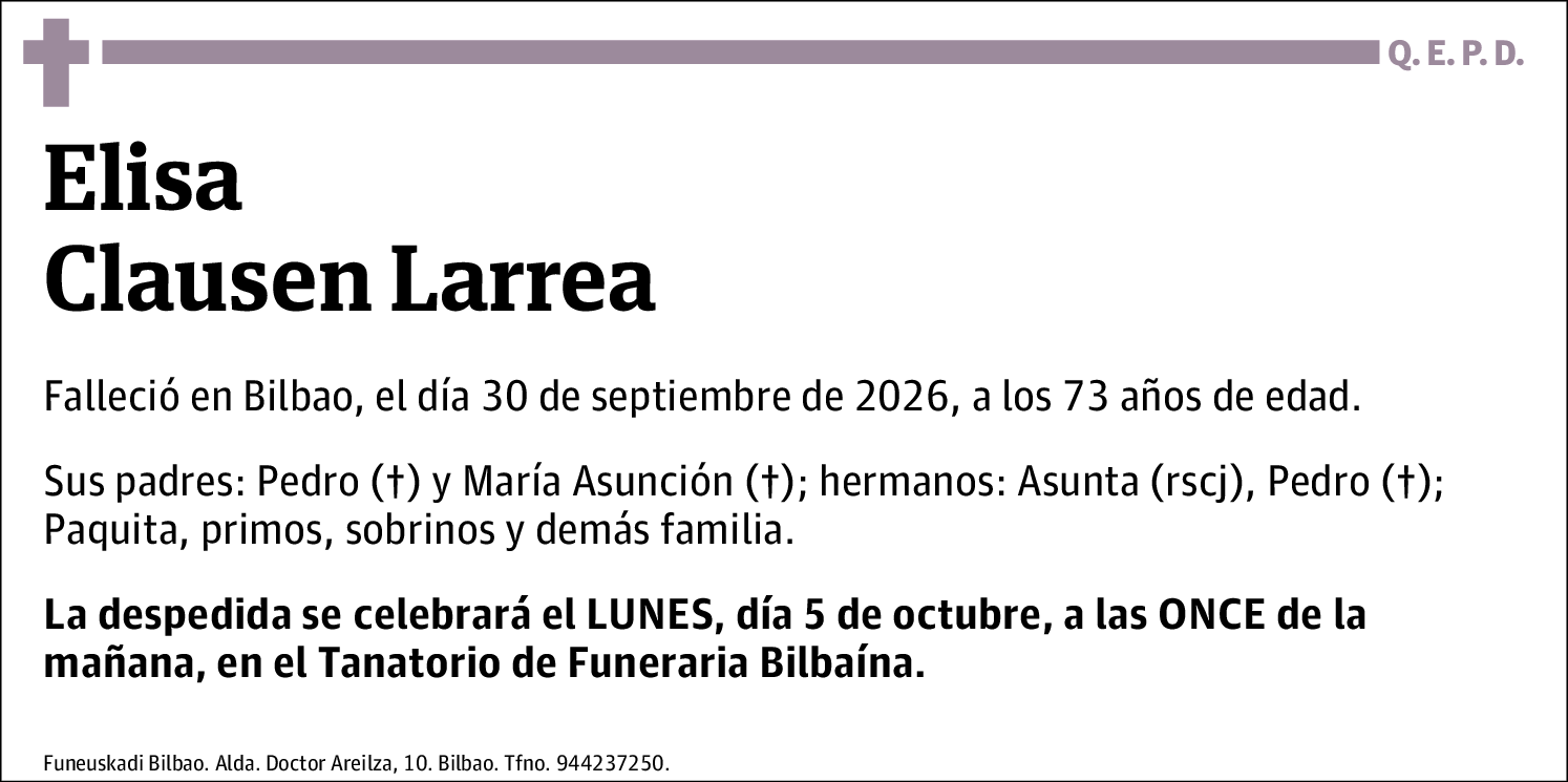 Elisa Clausen Larrea