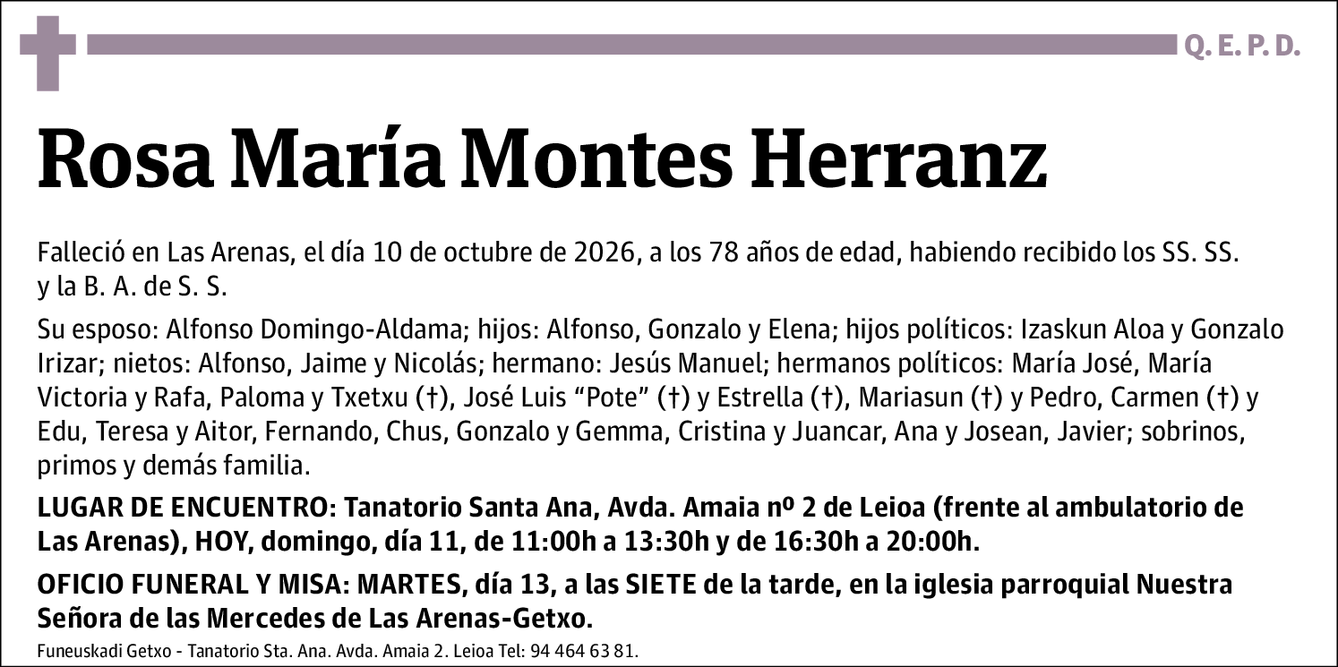 Rosa María Montes Herranz