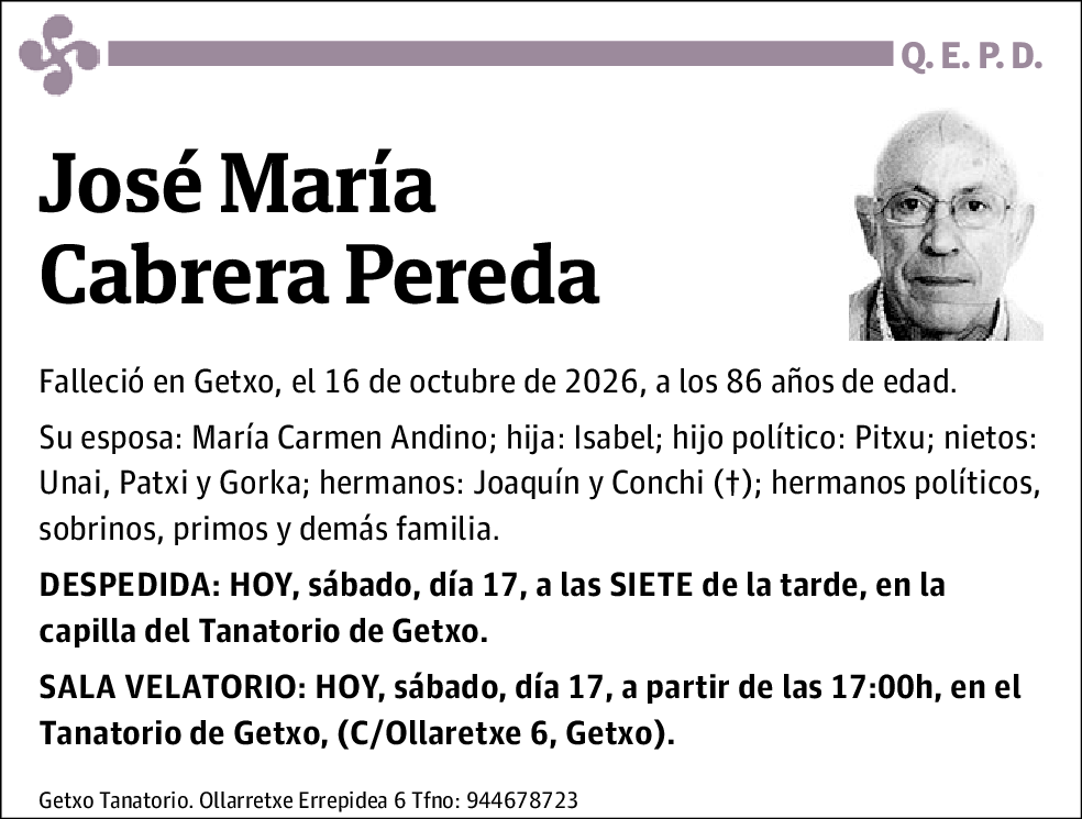 José María Cabrera Pereda