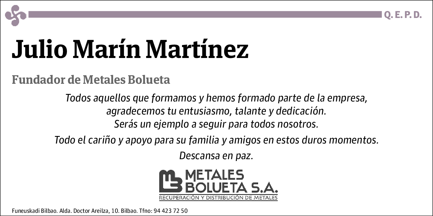 Julio Marín Martínez