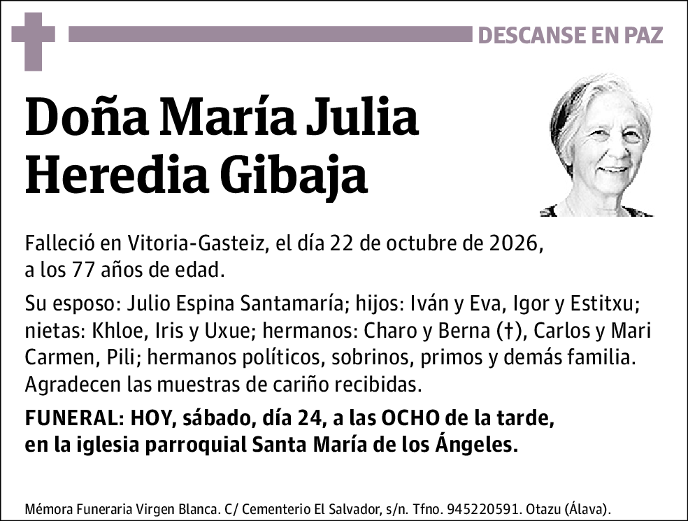 María Julia Heredia Gibaja