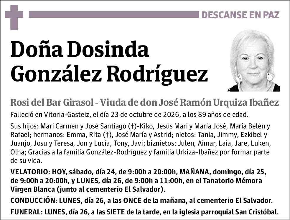 Dosinda González Rodríguez