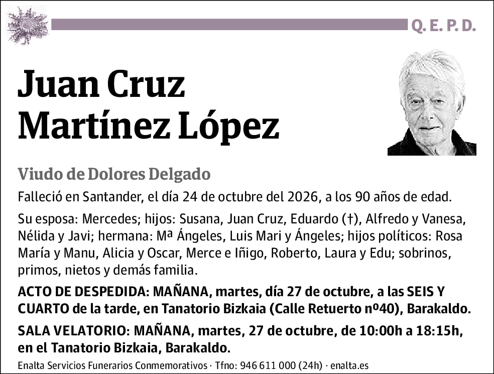 Juan Cruz Martínez López