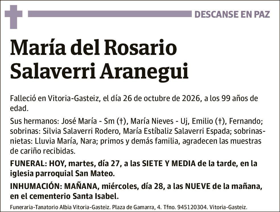 María del Rosario Salaverri Aranegui