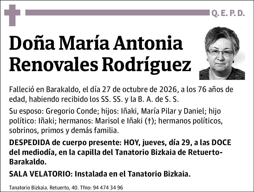 María Antonia Renovales Rodríguez