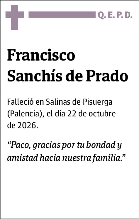 Francisco Sanchís de Prado