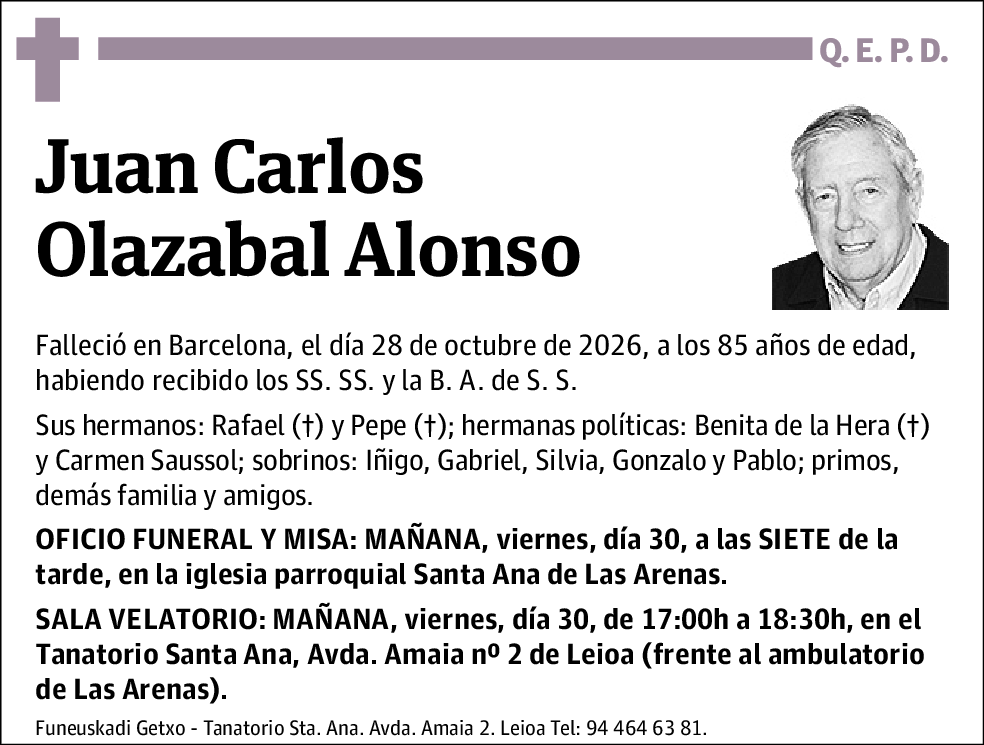 Juan Carlos Olazabal Alonso