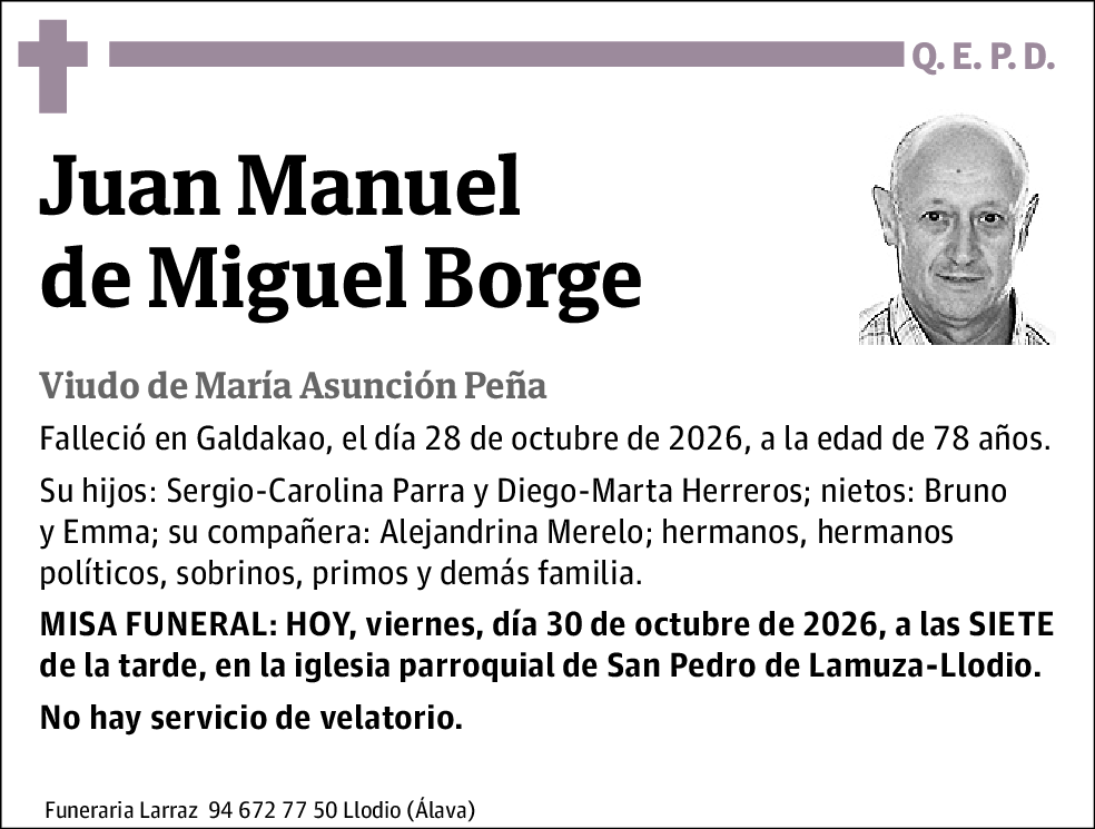Juan Manuel De Miguel Borge