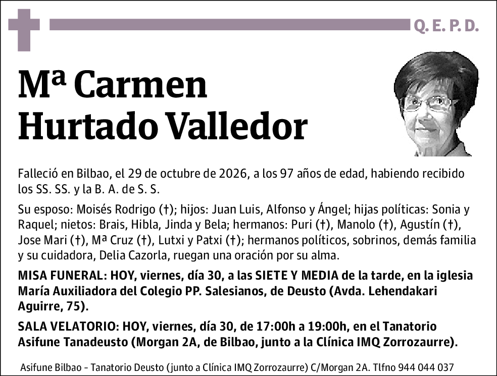 Mª Carmen Hurtado Valledor