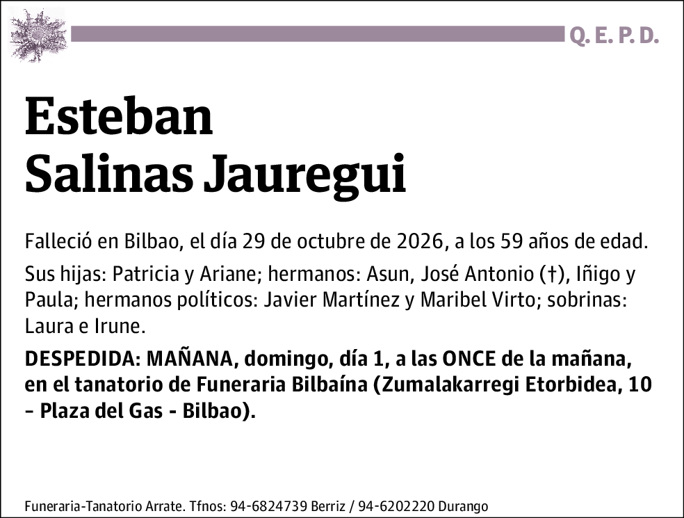 Esteban Salinas Jauregui