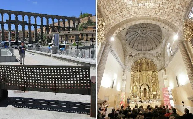 Acueducto de Segovia y Monasterio de Santa Ana de Ávila.