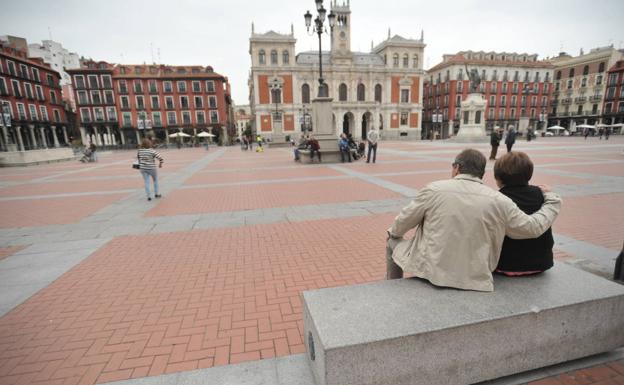 La Plaza Mayor de Valladolid.