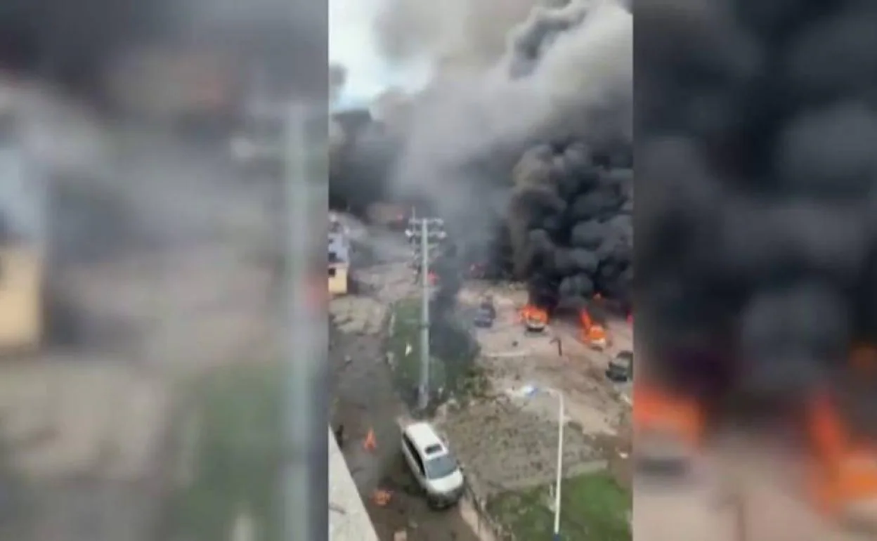 La explosión de un camión cisterna en una autopista china deja 10 ...