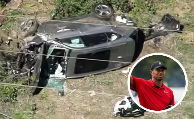 Tiger Woods, hospitalizado tras sufrir un grave accidente de coche | El  Correo
