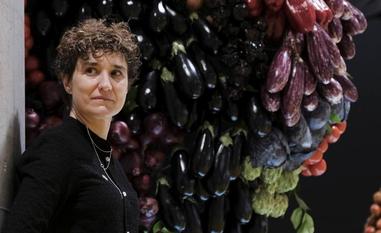 La cocinera vizcaína Nieves Barragán, al frente de Sabor en Londres, recibió en Madrid Fusión el premio Alimentos de España por su defensa de los productos nacionales./Óscar Chamorro