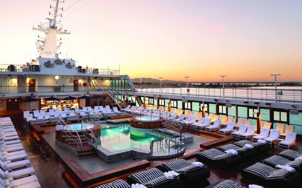 Fotografía de la cubierta del buque 'Sirena'. 