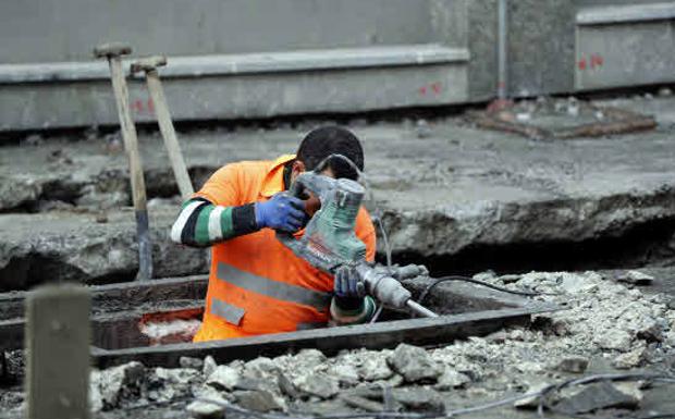 A construction worker. 