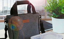 Bolsa porta alimentos Urban Lunch mantendrá en perfecto estado tu comida con  su recubrimiento térmico.