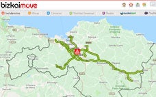 Cámaras de tráfico, radares y gasolineras en Bilbao